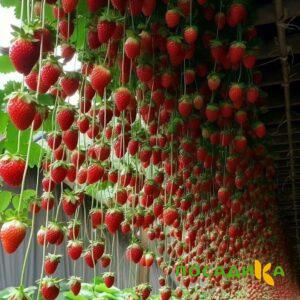 Клубника ампельная Анастасия купить по цене от 370р. в интернет-магазине «Посадика» с доставкой почтой в в Качканаре и по всей России – [изображение №1].